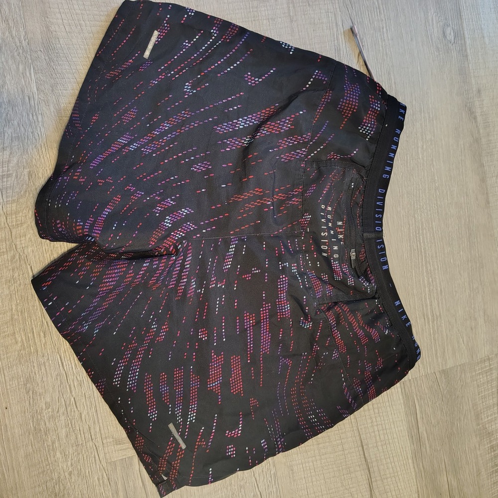 Nike Running Division Dri-FIT Shorts Lot 2 Pairs Women Small Grey Black Lined - Picture 3 of 10